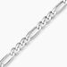 Bracelet Vivian Maille Alternee 1/3 Argent Blanc - Bracelets mailles Homme | Marc Orian