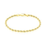 Bracelet Cordelia Maille Corde Et Venitienne Or Bicolore - Bracelets mailles Femme | Marc Orian