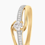 Bague Solitaire Armelle Or Jaune Oxyde De Zirconium - Solitaires Femme | Marc Orian