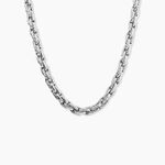 Collier M&eacute;tal Acier Blanc - Colliers fantaisie Homme | Marc Orian