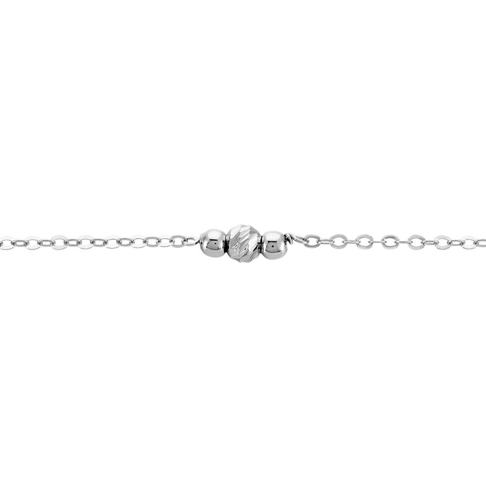 Bracelet Tolly Argent Blanc - Bracelets chaînes Femme | Marc Orian