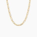 Collier Danae Plaquette Or Bicolore - Chaines Homme | Marc Orian