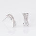 Boucles D'oreilles Puces Julianne Or Blanc Diamant - Puces Femme | Marc Orian