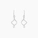 Boucles D'oreilles Pendantes Louison Argent Blanc - Pendantes Femme | Marc Orian