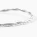 Bracelet Abie Torsade Argent Blanc - Bracelets fantaisie Femme | Marc Orian