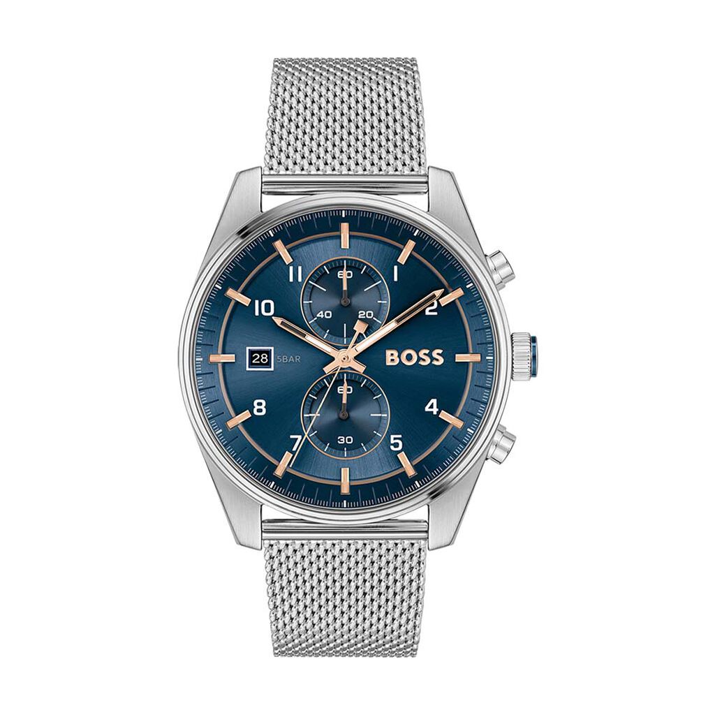 Montre Boss Skytraveller Bleu - Montres &eacute;tanches Homme | Marc Orian