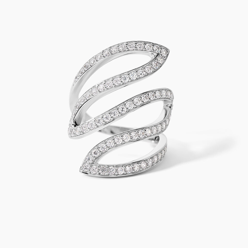Bague Orsina Argent Argent&eacute; Oxyde De Zirconium - Bijoux fantaisie Femme | Marc Orian