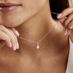 Collier Marie-helena Argent Blanc Oxyde De Zirconium - Colliers avec pierres Femme | Marc Orian