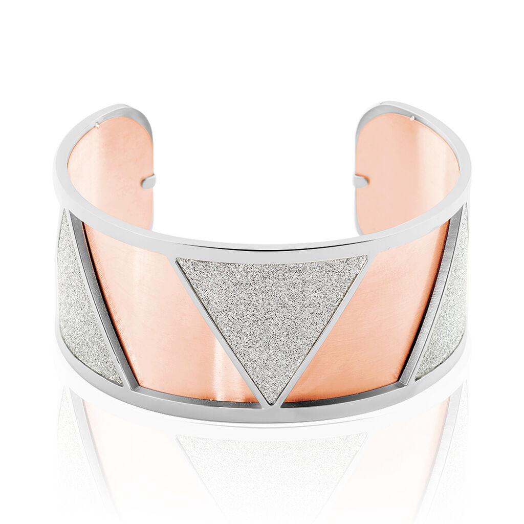 Bracelet Jonc Andrina Acier Blanc - Bracelets joncs Femme | Marc Orian