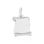 Pendentif Zodiaque Parchemin Argent Blanc - Bijoux personnalis&eacute;s Famille | Marc Orian