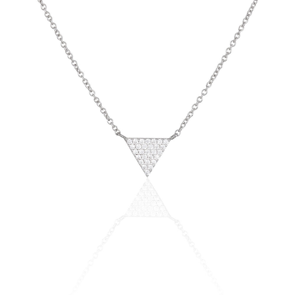 Collier Brendana Argent Blanc Oxyde De Zirconium - Colliers avec pierres Femme | Marc Orian