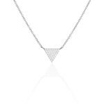 Collier Brendana Argent Blanc Oxyde De Zirconium - Colliers avec pierres Femme | Marc Orian