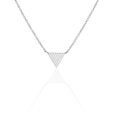 Collier Brendana Argent Blanc Oxyde De Zirconium - Colliers avec pierres Femme | Marc Orian