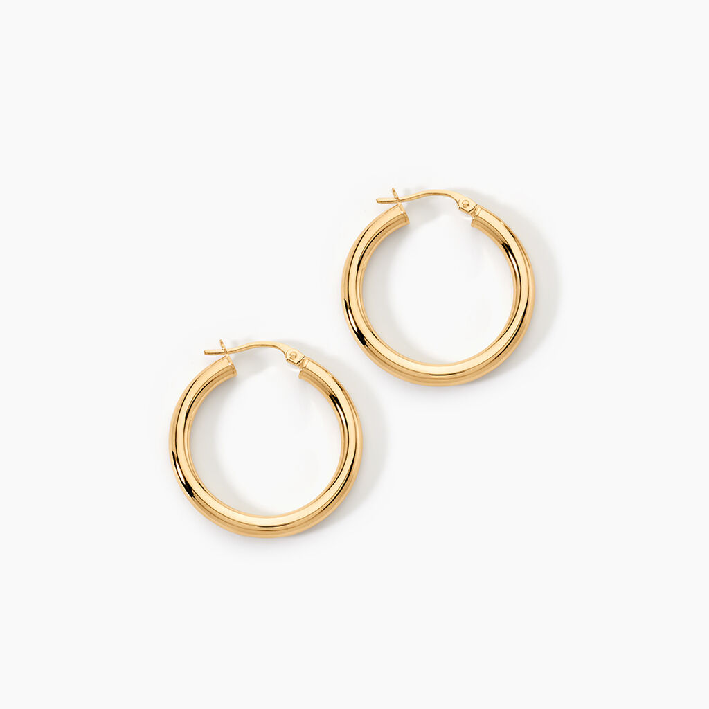 Cr&eacute;oles Ajania Or Jaune - Cr&eacute;oles Femme | Marc Orian