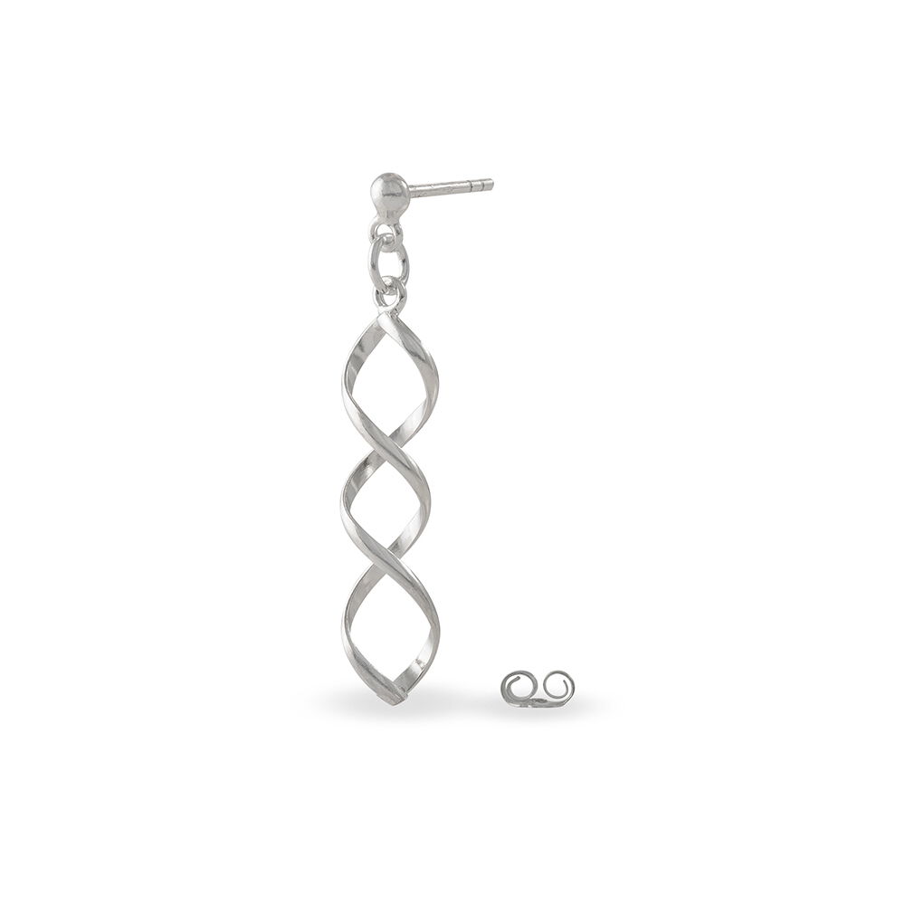 Boucles D'oreilles Pendantes Jolanda Argent Blanc - Pendantes Femme | Marc Orian