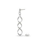 Boucles D'oreilles Pendantes Jolanda Argent Blanc - Pendantes Femme | Marc Orian