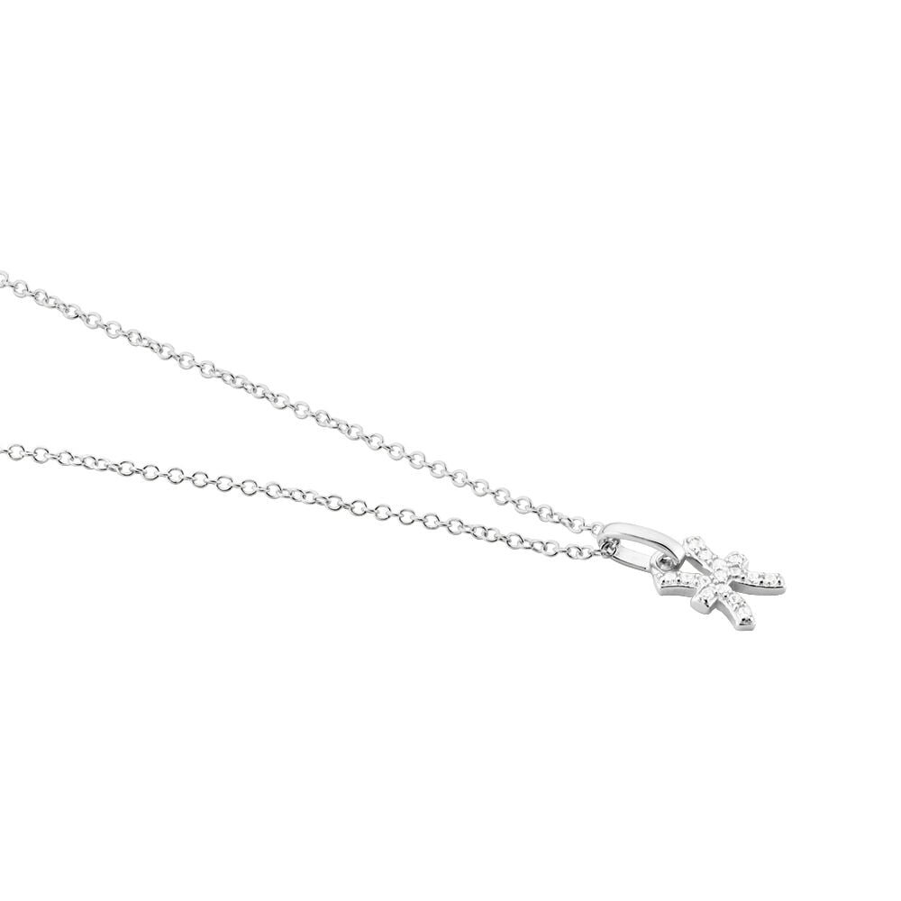 Collier Astra Argent Blanc Oxyde De Zirconium - Colliers avec pierres Femme | Marc Orian