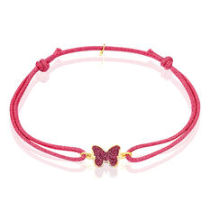 Bracelet Solena Papillon Or Jaune - Bracelets cordons Enfant | Marc Orian