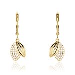 Boucles D'oreilles Pendantes Plaqu&eacute; Or Jaune Simao Oxydes De Zirconium - Pendantes Femme | Marc Orian