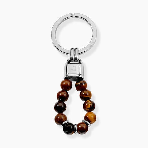 Porte Clefs Jourdan Acier Gris - Bijoux fantaisie Homme | Marc Orian