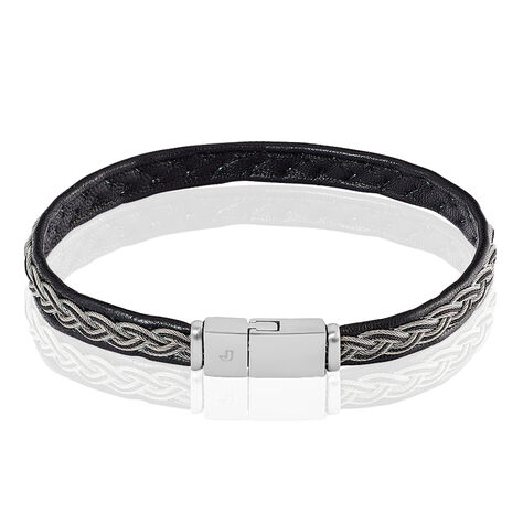 Bracelet Alaoua Acier Blanc - Bracelets cuir Homme | Marc Orian