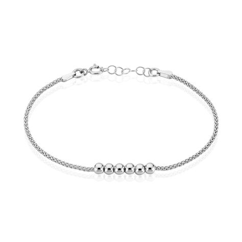 Bracelet Zaza Argent Blanc - Bracelets fantaisie Femme | Marc Orian
