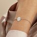 Bracelet Argent Blanc Nevada - Bracelets Medailles Femme | Marc Orian