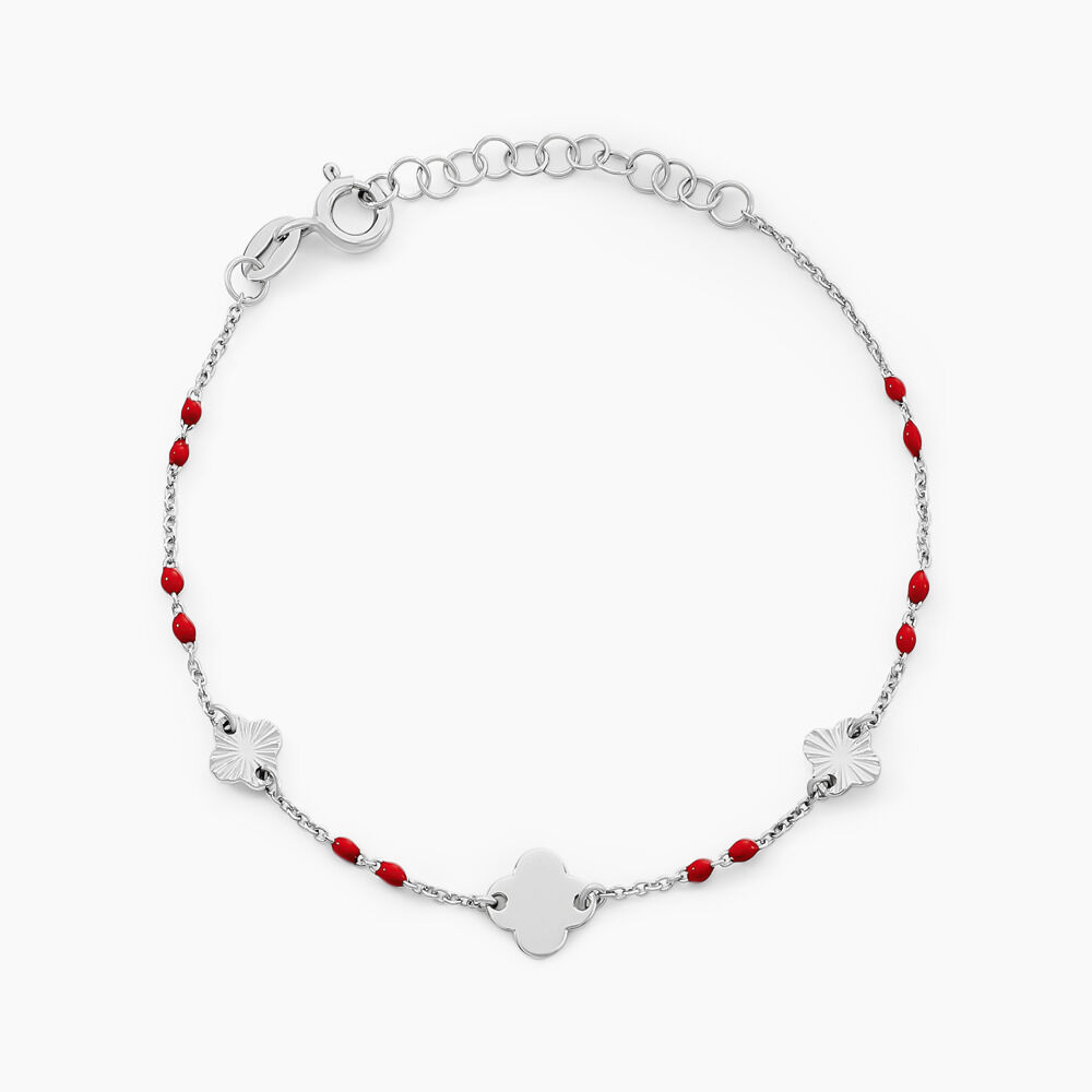 Bracelet Muguette Argent Blanc - Bracelets chaînes Femme | Marc Orian