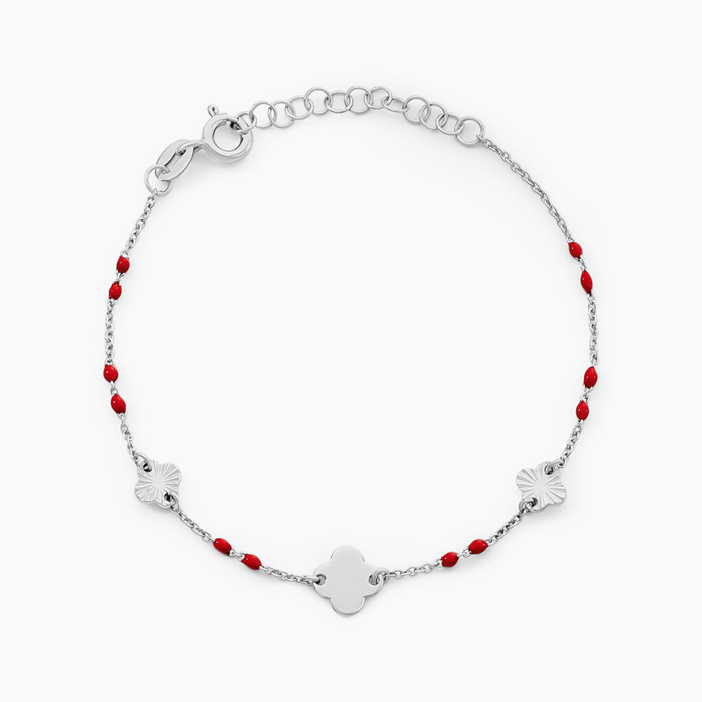 Bracelet Muguette Argent Blanc - Bracelets chaînes Femme | Marc Orian