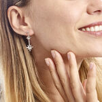 Boucles D'oreilles Pendantes Apollinaris Argent Blanc Oxyde - Pendantes Femme | Marc Orian