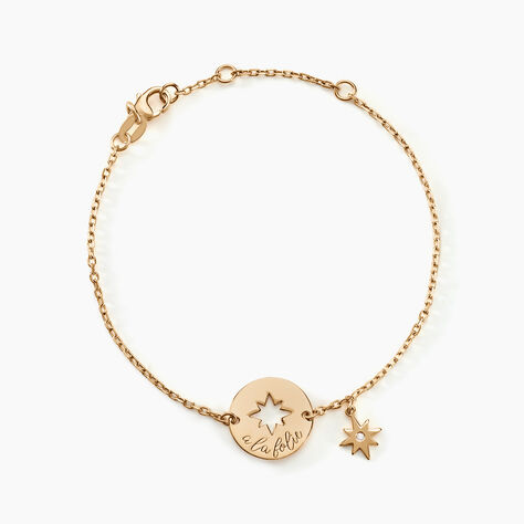 Bracelet Edythe Plaqué Or Jaune Oxyde De Zirconium - Bracelets Medailles Femme | Marc Orian