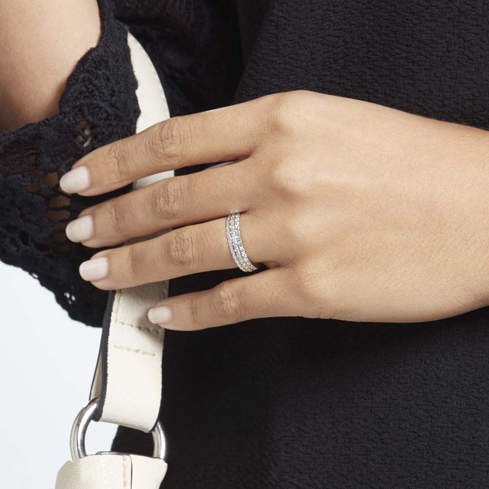 Alliance Leliana Demi Jonc Classique Or Blanc - Alliances personnalisées Femme | Marc Orian