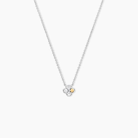 Collier Or Jaune Oxyde De Zirconium - Colliers avec pierres Femme | Marc Orian