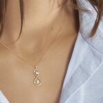Collier Ademar Or Jaune Oxyde De Zirconium - Colliers avec pierres Femme | Marc Orian