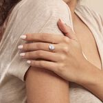 Bague Solitaire Cillie Or Jaune Oxyde De Zirconium - Solitaires Femme | Marc Orian