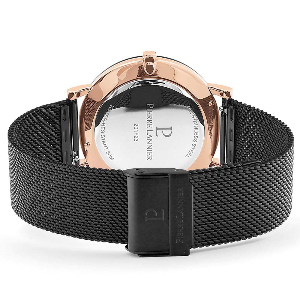 Montre Pierre Lannier Woofer Noir - Montres étanches Homme | Marc Orian