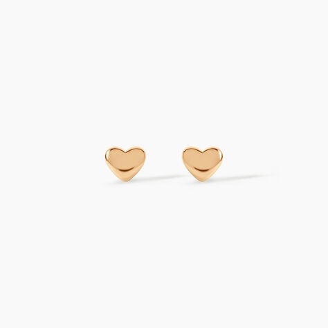 Boucles D'Oreilles Puces Berthille Plaqu&eacute; Or Jaune - Puces Femme | Marc Orian