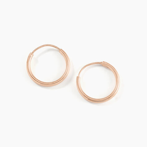 Créoles Argent Rose Olympia - Créoles Femme | Marc Orian