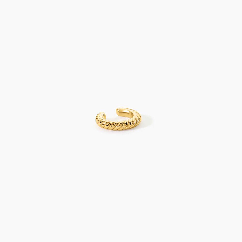 Bijoux D'Oreilles Natalis Acier Jaune - Piercings d'oreilles Femme | Marc Orian