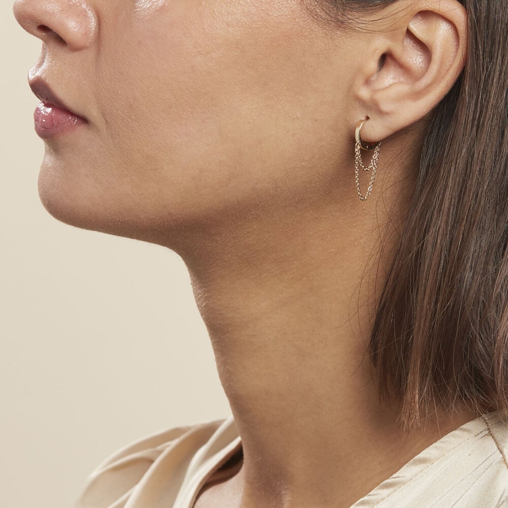Créoles Plaqué Or Maeja - Créoles Femme | Marc Orian