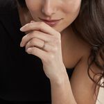 Alliance Grain De Folie Diamantee Ruban Plat Or Bicolore - Alliances duo Unisex | Marc Orian