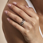 Bague L&eacute;ona Argent Blanc Oxyde De Zirconium - Bijoux fantaisie Femme | Marc Orian