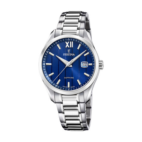 Montre Festina Swiss Made 37,5 Bleu London - Montres classiques Homme | Marc Orian