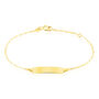 Bracelet Identité Gaspardine Maille Forçat Or Jaune