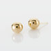 Boucles D'oreilles Puces Fidelia Boule Or Jaune - Puces Femme | Marc Orian