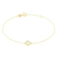 Bracelet Heida Or Jaune Amazonite