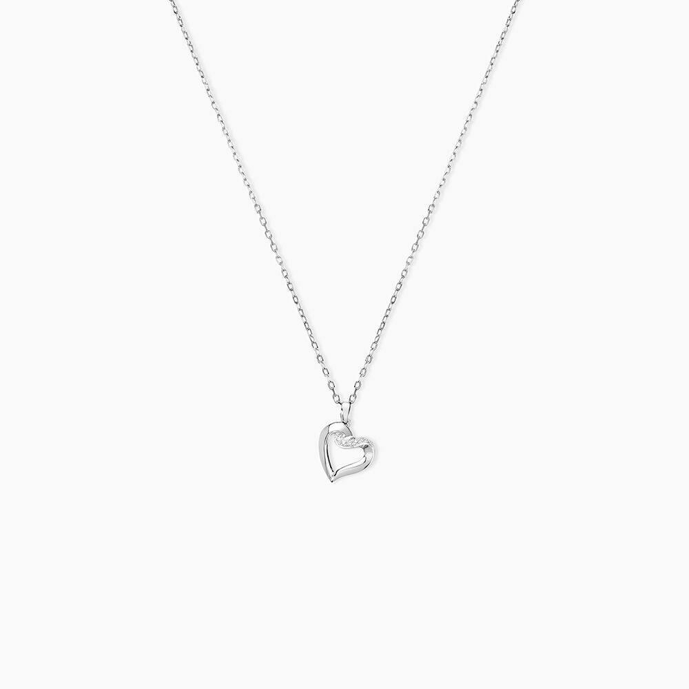 Collier Kaina Or Blanc Diamant - Colliers avec pierres Femme | Marc Orian