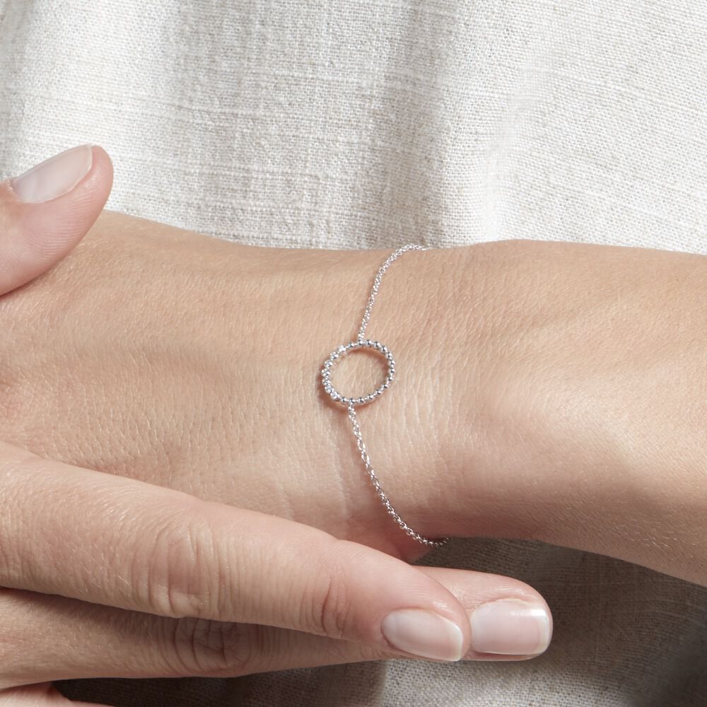 Bracelet Lidig Argent Oxyde De Zirconium - Bracelets chaînes Femme | Marc Orian