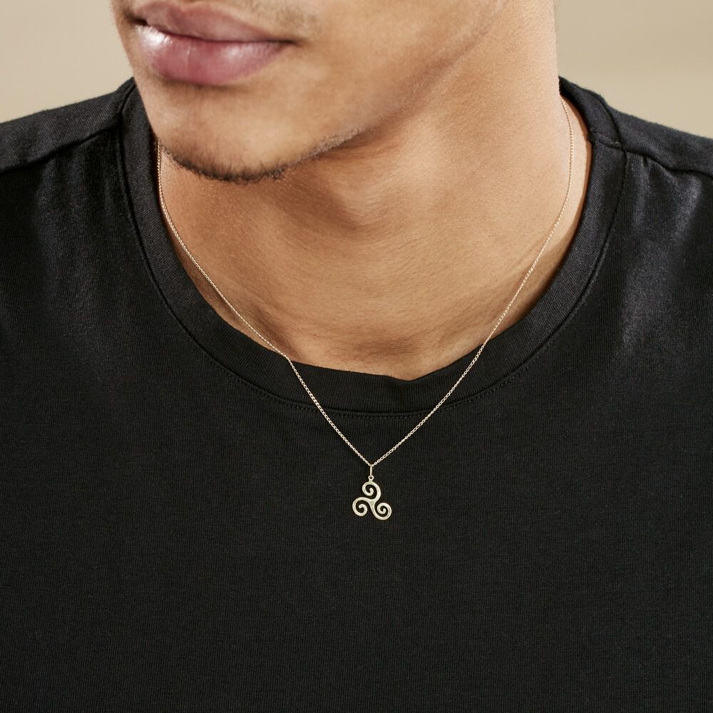 Pendentif Cobeia Triskel Or Jaune - Pendentifs Famille | Marc Orian