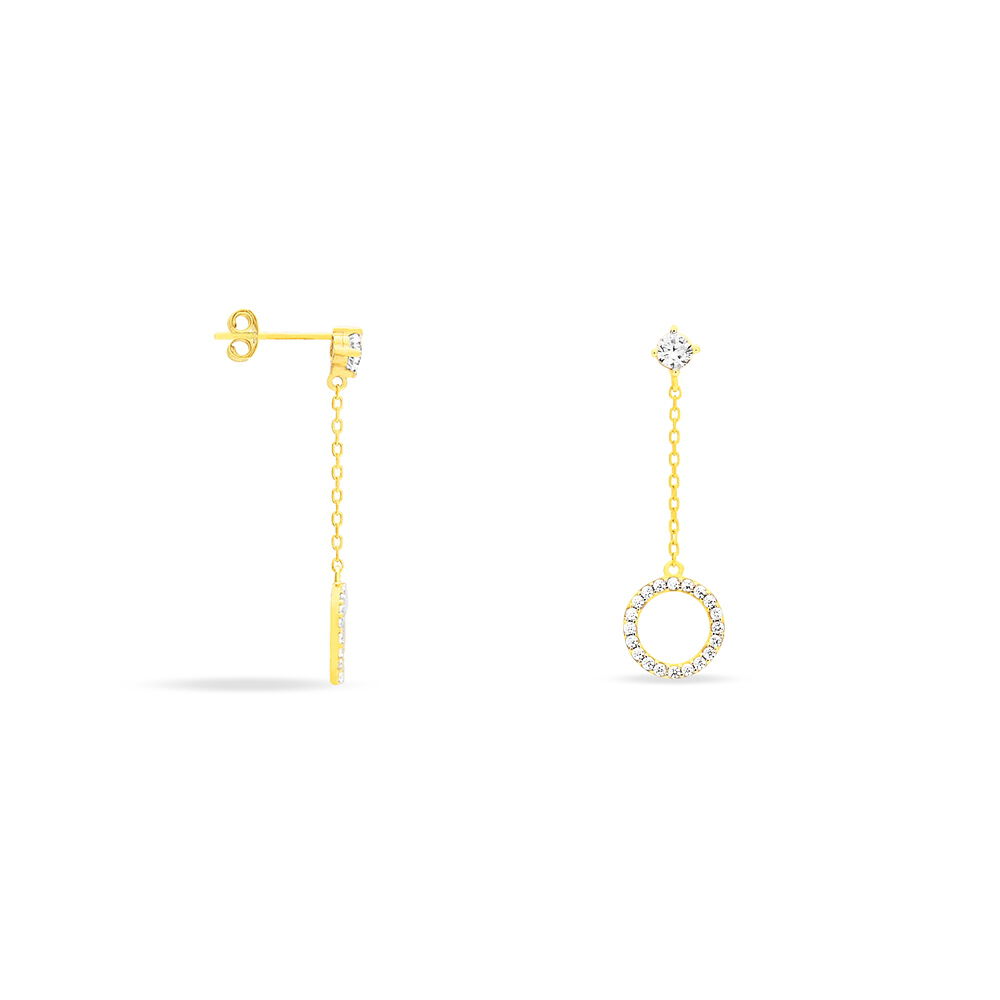 Boucles D'oreilles Puces Lim Or Jaune  - Puces Femme | Marc Orian